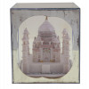 A HAND CARVED ALABASTER TAJ MAHAL MINIATURE PIC-2