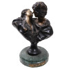 AFTER JEAN ANTONIE HOUDON FRENCH BRONZE SCULPTURE PIC-0