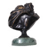 AFTER JEAN ANTONIE HOUDON FRENCH BRONZE SCULPTURE PIC-2