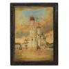 A VINTAGE RUSSIAN WOODEN LACQUERED BOX PIC-2