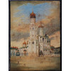 A VINTAGE RUSSIAN WOODEN LACQUERED BOX PIC-3