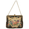 A VINTAGE FLORAL TAPESTRY LADIES PURSE PIC-0