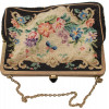 A VINTAGE FLORAL TAPESTRY LADIES PURSE PIC-1