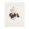 TWO ANTIQUE EROTIC COLOR LITHOGRAPHS BY CLARK FAY PIC-2