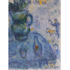 AFTER MARC CHAGALL FRENCH LITHOGRAPH FLOWERS PIC-2