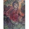AFTER MARC CHAGALL FRENCH LITHOGRAPH ARTIST LOVER PIC-1