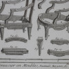 FIVE ANTIQUE FRENCH ETCHING FURNITURE BY R BENARD PIC-12