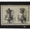 FIVE ANTIQUE FRENCH ETCHING FURNITURE BY R BENARD PIC-2