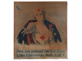 WWI AMERICAN RED CROSS POSTER BY HARRISON FISHER