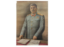 A RUSSIAN SOVIET ORIGINAL PROPAGANDA POSTER 1948
