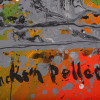 ATTR TO JACKSON POLLOCK MIXED MEDIA PAINTING PIC-3