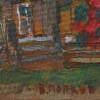 RUSSIAN OIL PAINTING VILLAGE BY VIKTOR POPKOV PIC-3