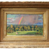 RUSSIAN OIL PAINTING LANDSCAPE BY NIKOLAI KRYMOV PIC-0