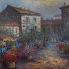 A FRENCH SCHOOL IMPRESSIONIST OIL PAINTING SIGNED PIC-1