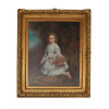 AN ANTIQUE OIL PAINTING PORTRAIT SIGNED O.TANNER PIC-0