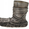 A RUSSIAN FIGURAL SILVER SHOT CUP BAST SHOE PIC-1