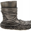 A RUSSIAN FIGURAL SILVER SHOT CUP BAST SHOE PIC-3