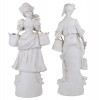 PAIR OF SEVRES STYLE BUSCUIT PORCELAIN FIGURINES PIC-1