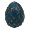 A RUSSIAN PORCELAIN EASTER EGG IMPERIAL CROWN PIC-1