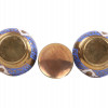 SET OF THAI BRASS & ENAMEL SHAKERS AND TOOTHPICK PIC-3