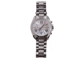 A MICHAEL KORS MALE STAINLESS STEEL WRIST WATCH