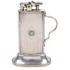 VINTAGE RONSON DE-LIGHT TABOURETTE TABLE LIGHTER PIC-1