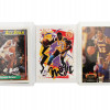 A SET OF SIX VINTAGE COLLECTIBLE BASKETBALL CARDS PIC-1