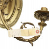 AN ANTIQUE BRASS NEOCLASSICAL WALL SCONCE PIC-5