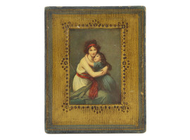 AN ANTIQUE FRENCH PRINT AFTER VIGEE LE BRUN