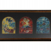 A PAIR OF JEWISH PRINTS CHAGALL JERUSALEM WINDOWS PIC-1