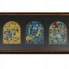 A PAIR OF JEWISH PRINTS CHAGALL JERUSALEM WINDOWS PIC-2