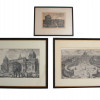 AFTER PIRANESI LITHOGRAPH ENGRAVING ITALIAN VIEWS PIC-0