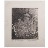 ATTR TO ALEXANDER KHOMSKY RUSSIAN ETCHING CHURCH PIC-0