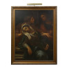 AFTER GIUSEPPE CHIARI OIL PAINTING OF THE VIRGIN PIC-0