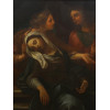 AFTER GIUSEPPE CHIARI OIL PAINTING OF THE VIRGIN PIC-1