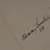 AMERICAN PENCIL INK PAINTING MONROE BY K BUCKLEY PIC-3