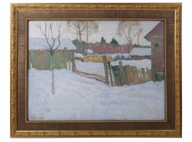 A RUSSIAN TEMPERA PAINTING BY A.A. JEGOROV