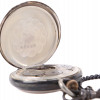 A VINTAGE SILVER WALTHAM POCKET WATCH ON A CHAIN PIC-6