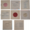 A SET OF VINTAGE RUSSIAN SOVIET VINYL RECORDS PIC-1