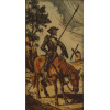 A VINTAGE ARTINI ENGRAVING OF DON QUIXOTE PIC-1