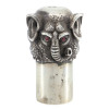 A RUSSIAN SILVER FIGURAL ELEPHANT VODKA CUP PIC-1