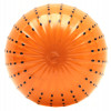 A VINTAGE ORANGE ART GLASS ROUND VASE PIC-1