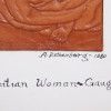 UNIQUE EMBOSSED LEATHER ARTWORK BY ABE ROTHENBERG PIC-3