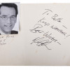 A PHOTO SIGNED BY DAVE PRICE AMERICAN JOURNALIST PIC-0