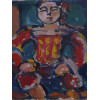 AFTER GEORGES ROUAULT TEMPERA PAINTING OF CIRCUS PIC-1