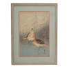 A VINTAGE JAPANESE ART PRINT BY OHARA KOSON PIC-0