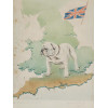 A BRITISH ETCHING BULL DOG BY MARGUERITE KIRMSE PIC-1