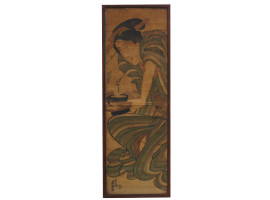 JAPANESE WOODBLOCK PRINT BIJINGA BY KEISAI EISEN