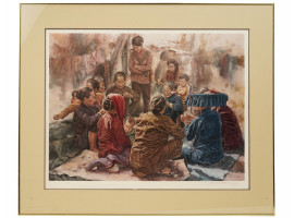 A CHINESE LITHOGRAPH BY LO HING KWOK WAI MING