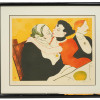 A FRENCH LITHOGRAPH BY HENRY DE TOULOUSE LAUTREC PIC-0